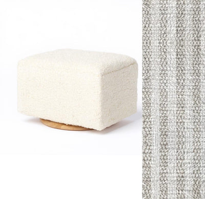 Oilo Ottoman Small Rectangle Wood Base