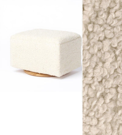 Oilo Ottoman Small Rectangle Wood Base