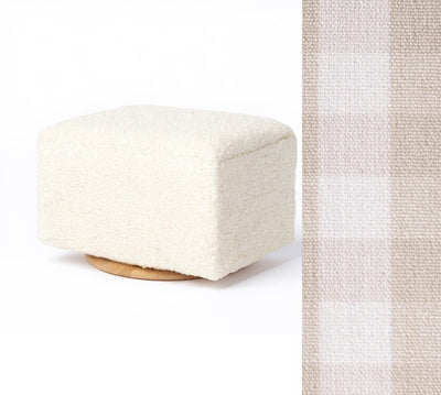 Oilo Ottoman Small Rectangle Wood Base