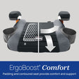 Chicco GoFit ClearTex Backless Booster Car Seat - Bambi Baby