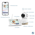 Maxi Cosi See Pro 360 Video Baby Monitor - White - Bambi Baby