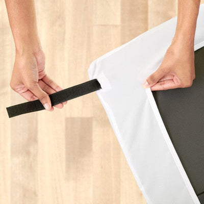 Chicco Dash Playard Sheets - White Stripe