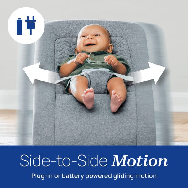 Chicco E-Motion Auto-Glider & Bouncer - Grey- Strolleria