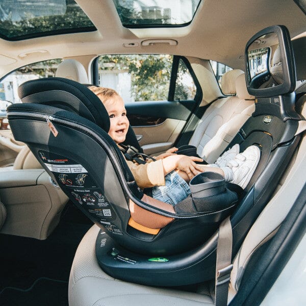 Chicco Fit360 Zip ClearTex Rotating Convertible Car Seat - Jet- Strolleria