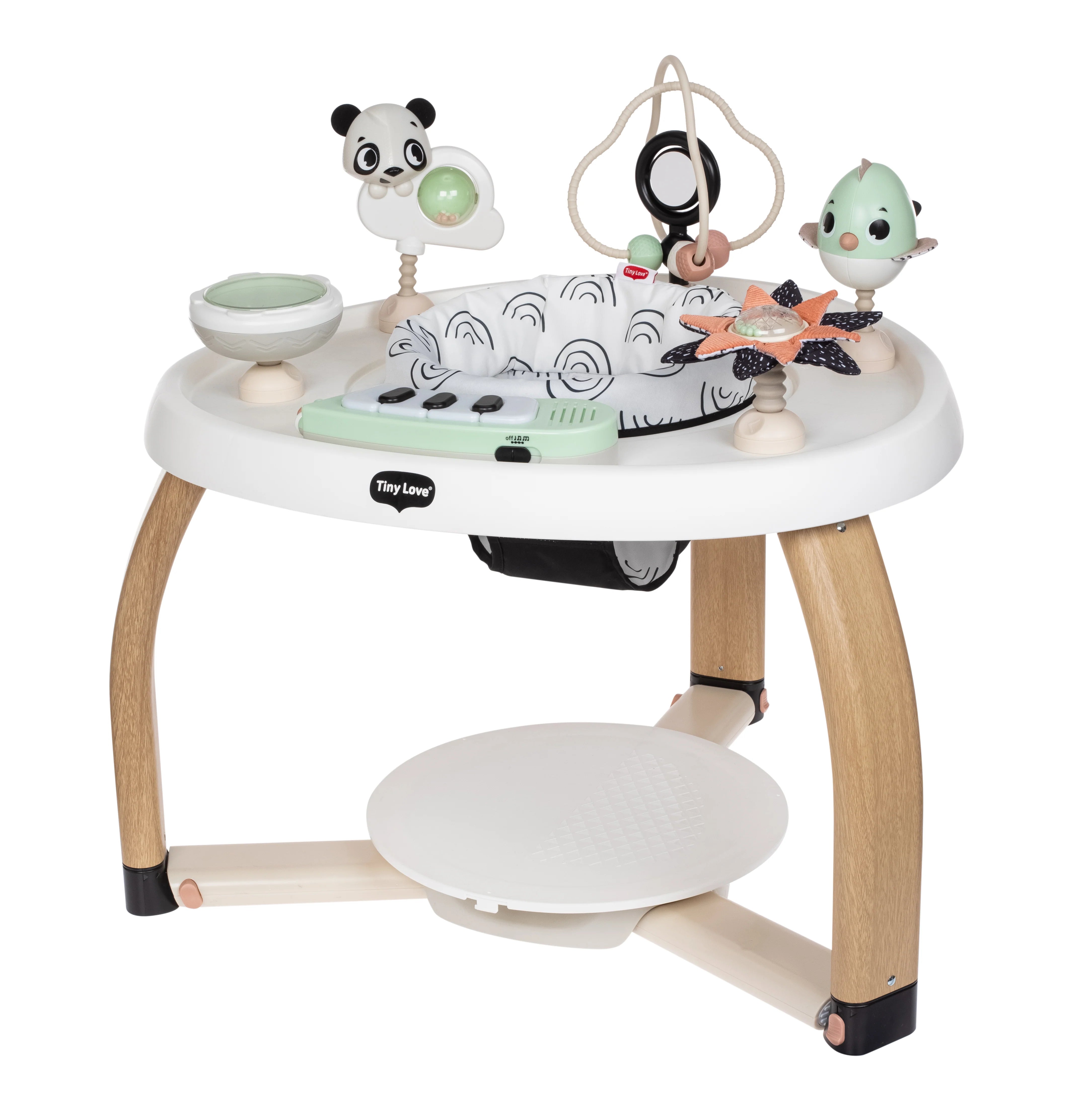 Tiny Love Black & Whites Stationary Activitiy Center - Black & White- Strolleria