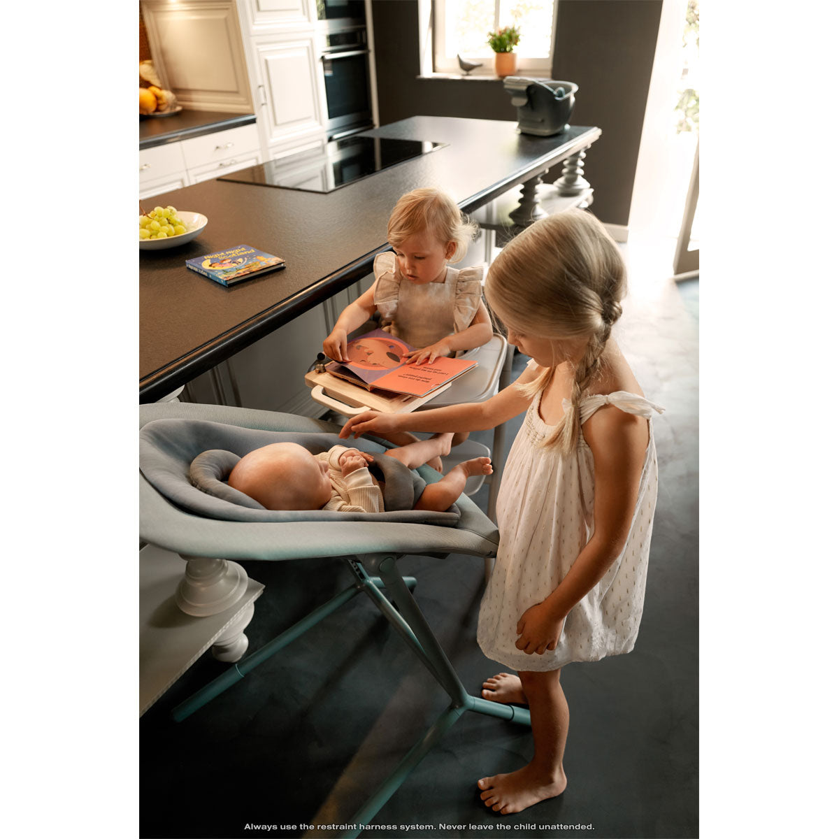 CYBEX LEMO 2 High Chair 4-in-1 Set - Stunning Black- Strolleria