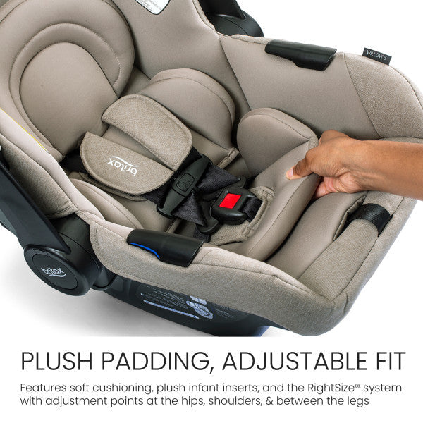 Britax Prism Full-Size Travel System With Willow S Infant Car Seat and Alpine Base