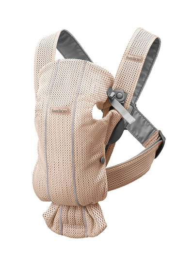 BabyBjörn Baby Carrier Mini - Pearly Pink 3D Mesh