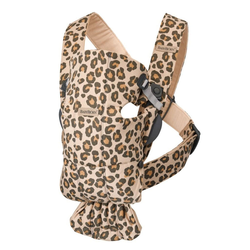BabyBjörn Baby Carrier Mini - Beige Leopard Cotton