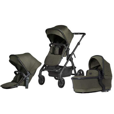 Silver Cross Wave Double Stroller- Sustainable Collection Cedar