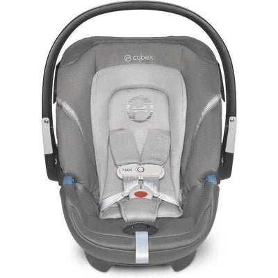 2019 Cybex Aton 2 Infant Car Seat with SensorSafe and Base-Denim Blue-519003601-Strolleria