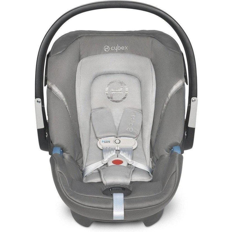2019 Cybex Aton 2 Infant Car Seat with SensorSafe and Base-Denim Blue-519003601-Strolleria
