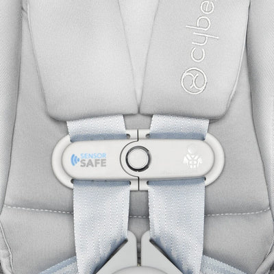 2019 Cybex Aton 2 Infant Car Seat with SensorSafe and Base-Denim Blue-519003601-Strolleria