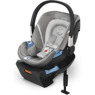 2019 Cybex Aton 2 Infant Car Seat with SensorSafe and Base-Manhattan Gray-519003599-Strolleria