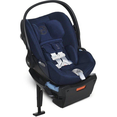2019 Cybex Cloud Q Plus Infant Car Seat with SensorSafe and Base-Midnight Blue-519003941-Strolleria