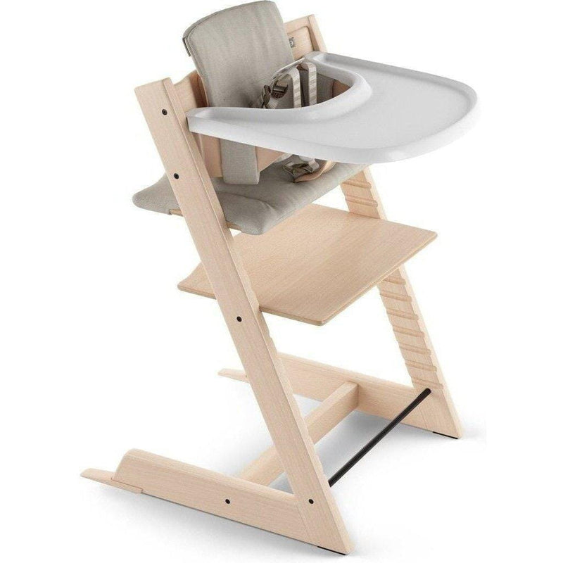 2019 Stokke Tripp Trapp High Chair - Complete Bundle-Natural with Timeless Grey Cushion-546000-Strolleria