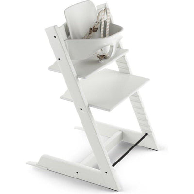 2019 Stokke Tripp Trapp High Chair with Baby Set-White-536700-Strolleria