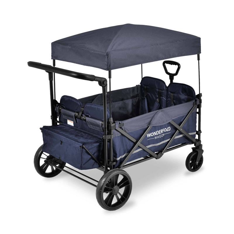 WonderFold X4M Push + Pull Quad Stroller Wagon