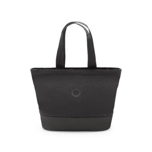Midnight Black Bugaboo Changing Bag with Tote Straps - Front View | Strolleria