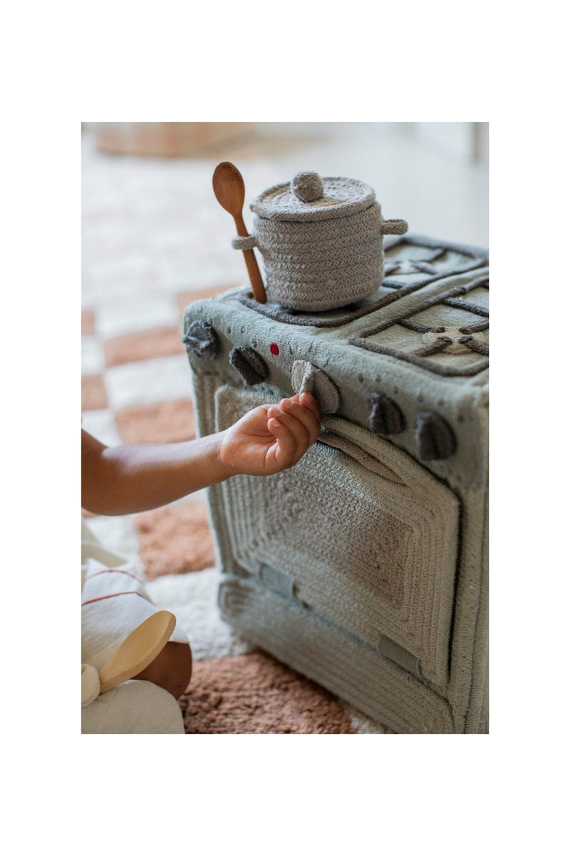 Lorena Canals Play Basket Oven and Toy Pot