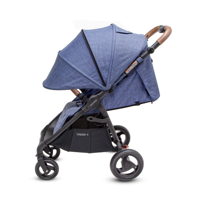 Valco Baby Trend 4 Stroller - Side Canopy - Denim
