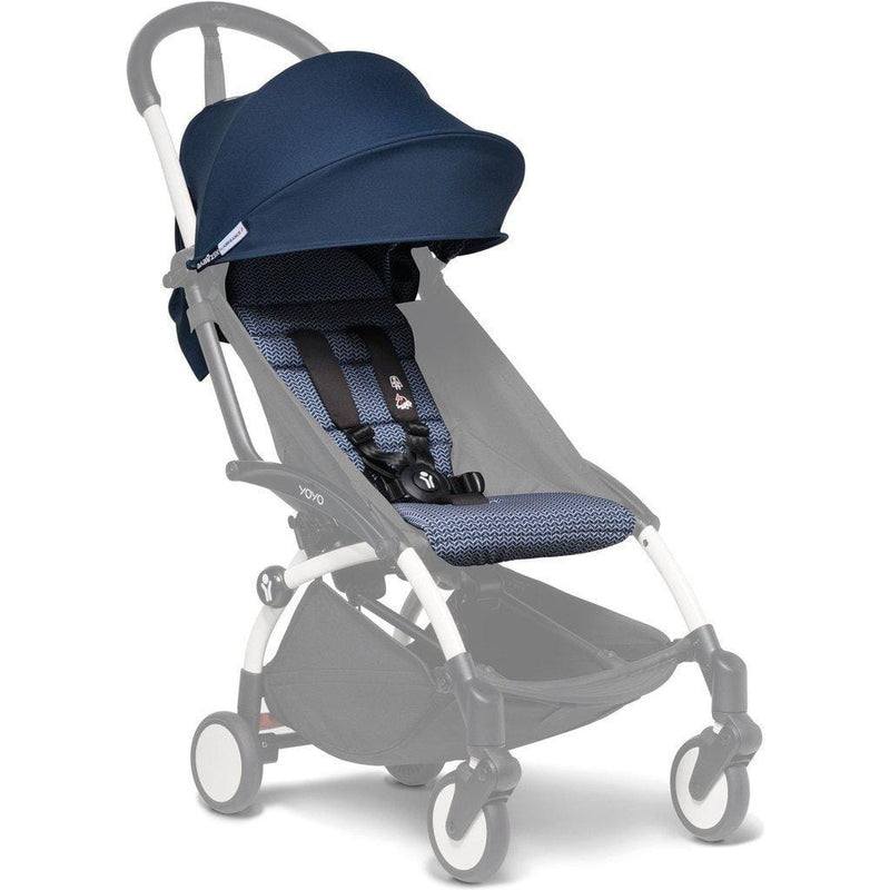 Babyzen YOYO 6+ Color Pack - Canopy and Seat Fabric Air France Blue