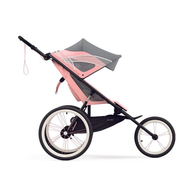 Cybex AVI Jogging Stroller - Black + Pink / Silver Pink