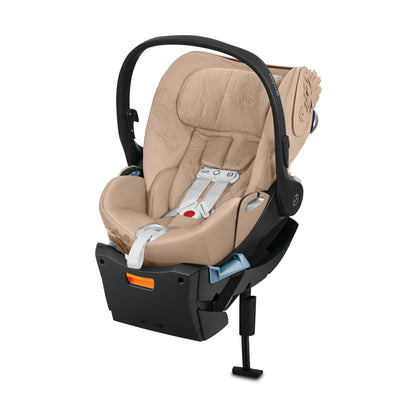 Cybex Cloud Q Infant Car Seat with SensorSafe - Simply Flowers Nude Beige