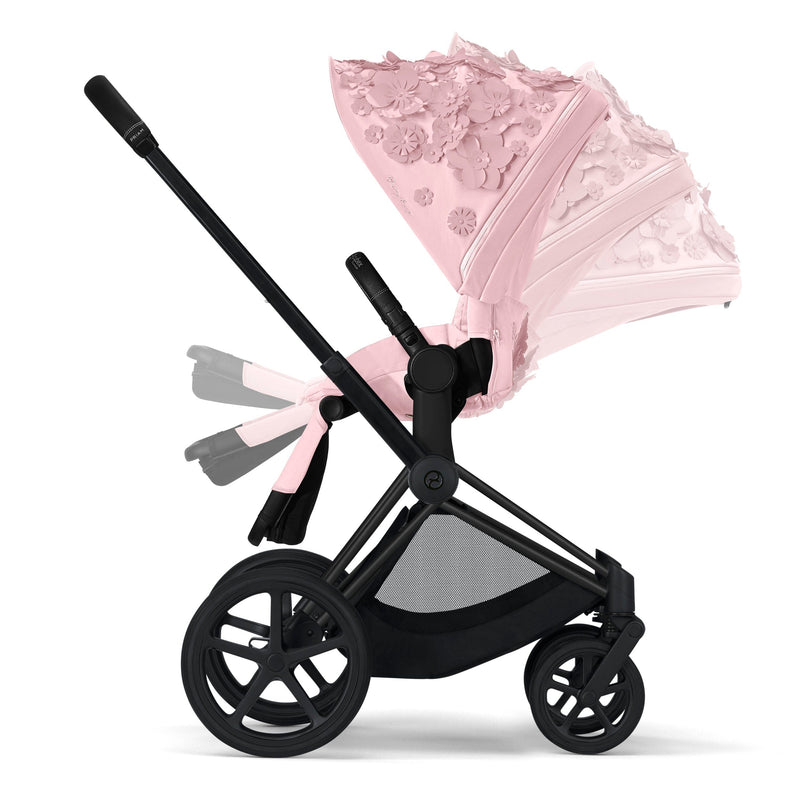 Cybex Priam4 Complete Stroller - Simply Flowers Pale Blush