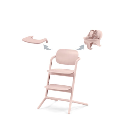 Cybex LEMO 2 High Chair 3-in-1 Set Pearl Pink