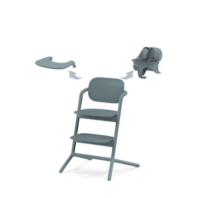 Cybex LEMO 2 High Chair 3-in-1 Set Stone Blue