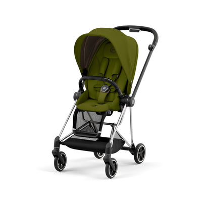 Cybex Mios3 Stroller - Chrome Black / Khaki Green