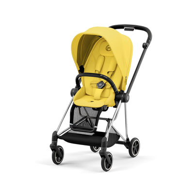 Cybex Mios3 Stroller - Chrome Black / Mustard Yellow