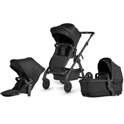 Silver Cross Wave Double Stroller- Sustainable Collection Onyx