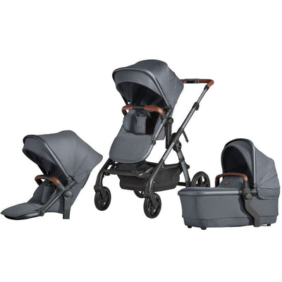 Silver Cross Wave Double Stroller- Sustainable Collection Lunar