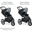 BOB Gear Single Jogging Stroller Adapter for Britax Infant Car Seats - Bambi Baby