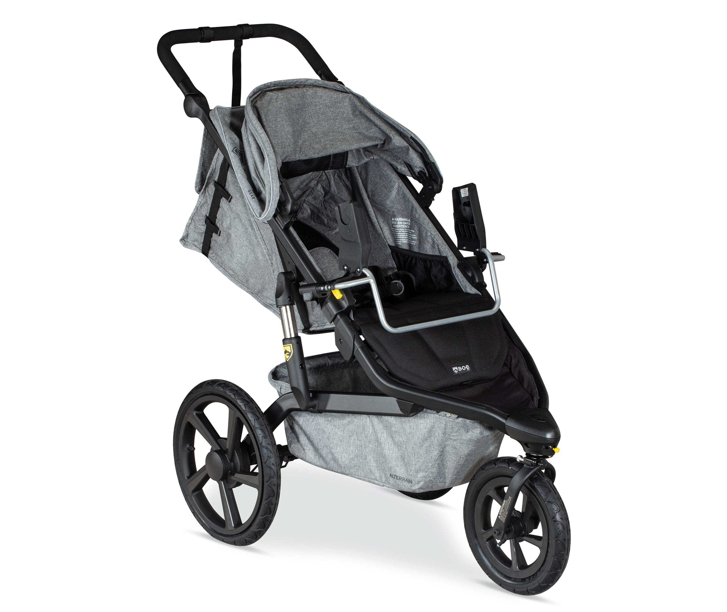 BOB Single Jogging Stroller Adapter for Nuna, Cybex and Maxi Cosi Infant Car Seats- Strolleria