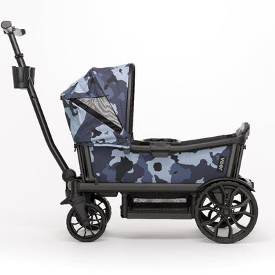 Veer Cruiser All-Terrain Wagon with Canopy and Sidewalls - Blue Camo