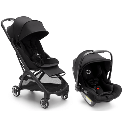 Bugaboo Butterfly and Turtle Air Travel System Midnight Black / Black
