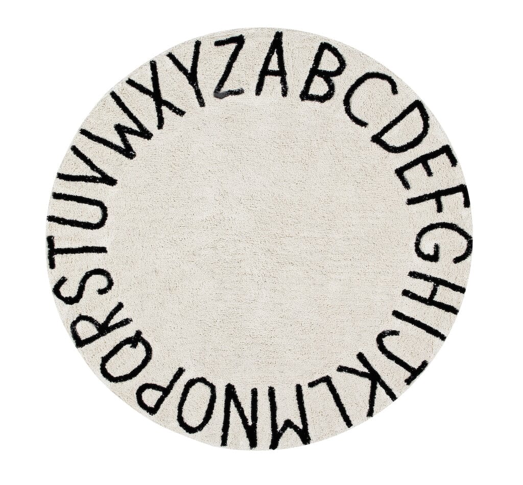 Lorena Canals Washable Rug Round ABC- Strolleria