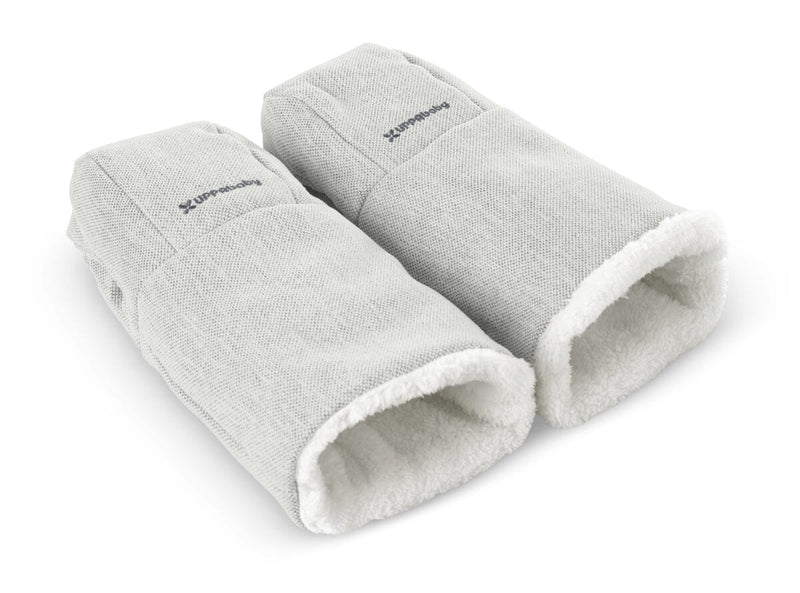 Anthony Grey / White Chenille UPPAbaby Cozy Handmuffs