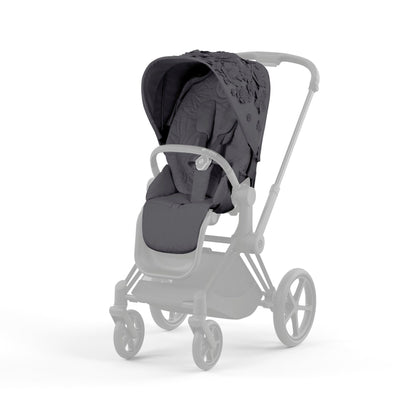 Cybex Priam4 Stroller Seat Pack - Simply Flowers Dream Grey