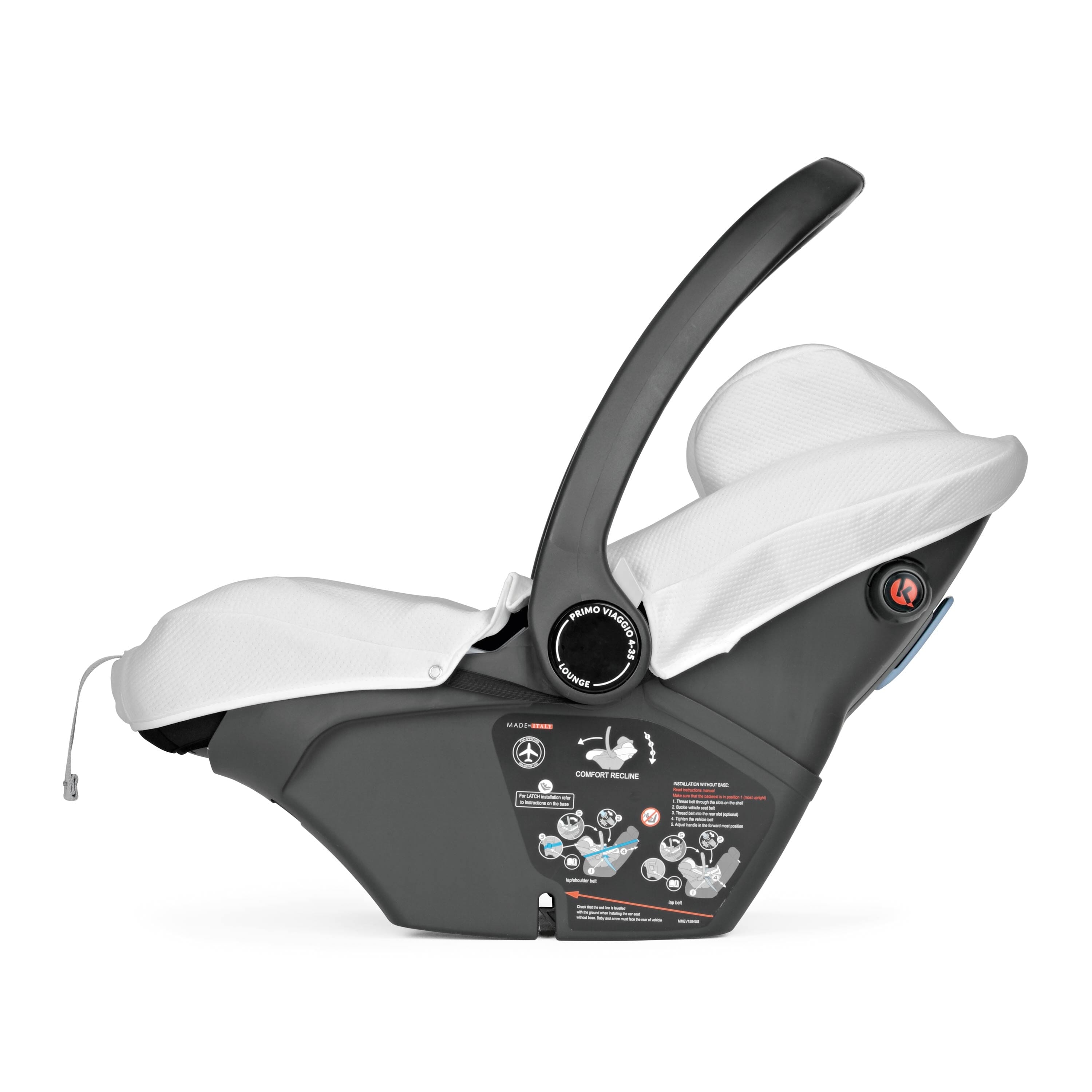 PEG Clima Cover Primo Viaggio in White Tencel