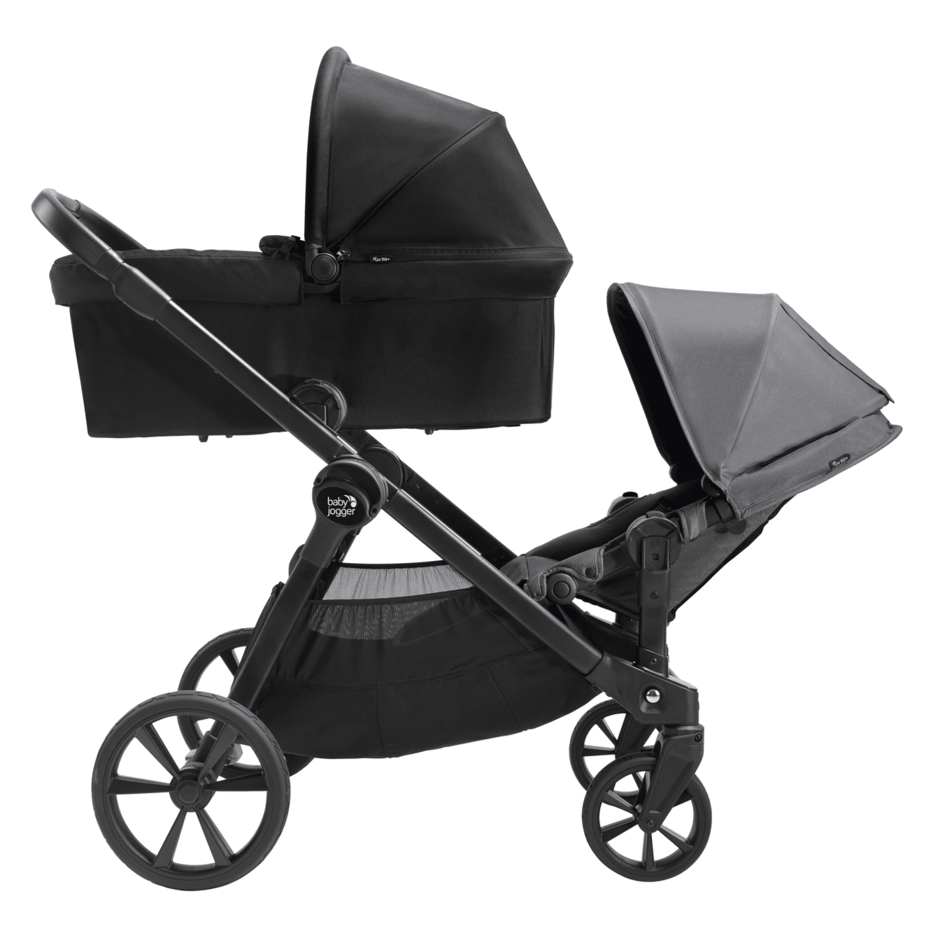City deluxe top double stroller