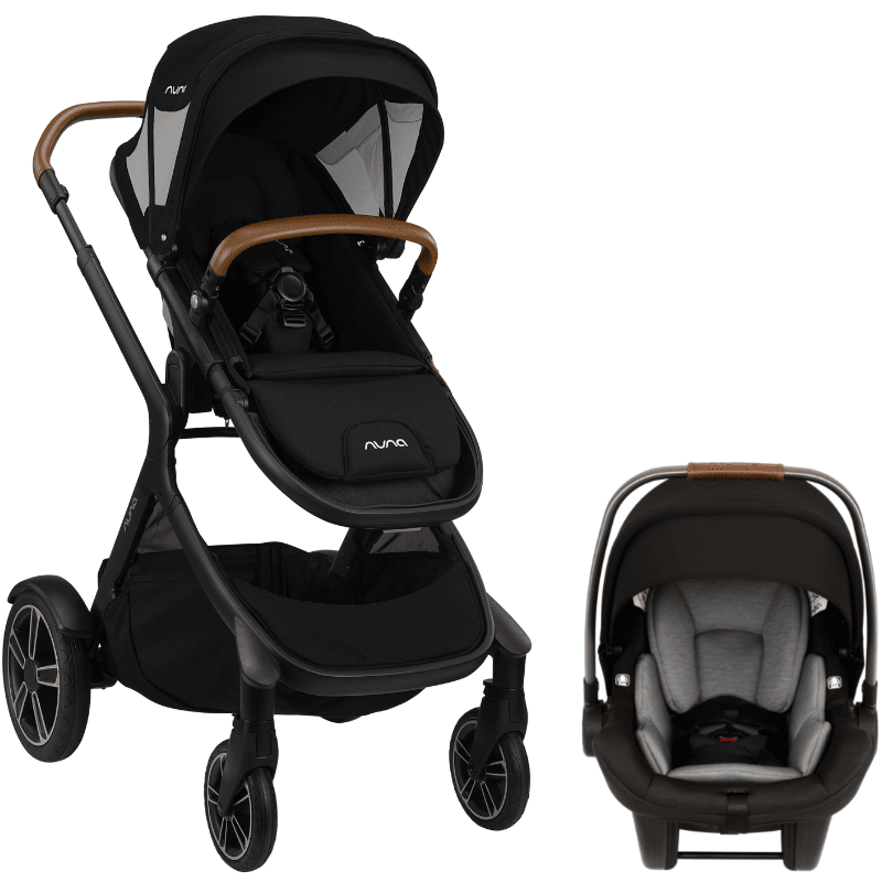 Nuna Demi Grow with Nuna PIPA Car Seats
