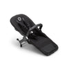 Bugaboo Donkey5 Black Duo Extension Set Base Midnight Black - Side View | Strolleria