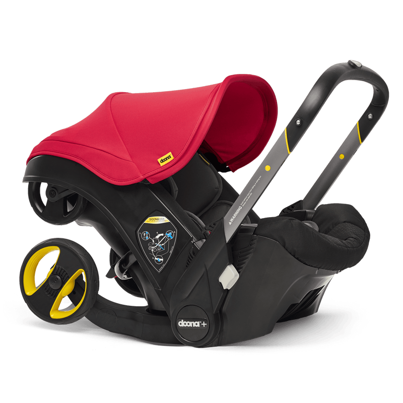 Doona+ Infant Car Seat / Stroller and Base - Flame Red