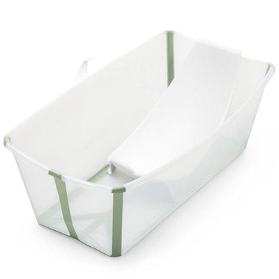 Stokke Flexi Bath Bundle - Tub and Newborn Support Soft Mint