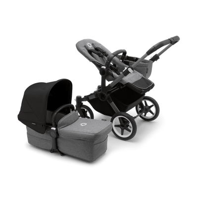 Bugaboo Donkey5 Mono Complete Stroller - Graphite / Grey Melange / Midnight Black