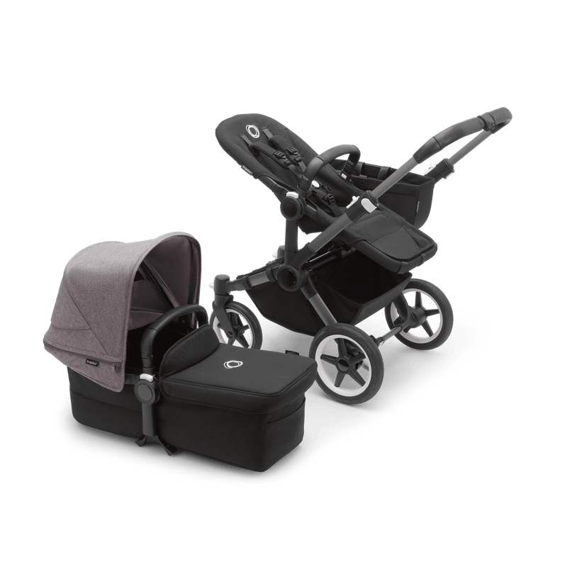 Bugaboo Donkey5 Mono Complete Stroller - Graphite / Midnight Black / Grey Melange